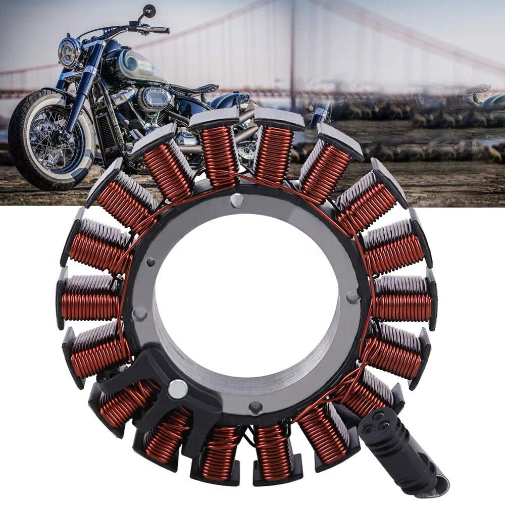 3 Phase 40Amp Stator Assembly 30017-08 for Softail & Dyna (2008-2017)