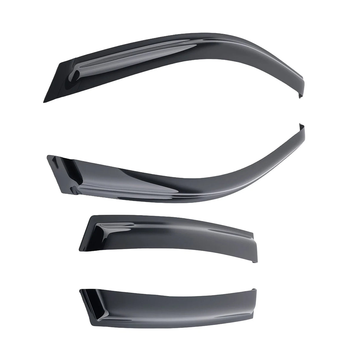 Set of 4 Wind Deflectors for Subaru Impreza (2008–2011) Outside Mount