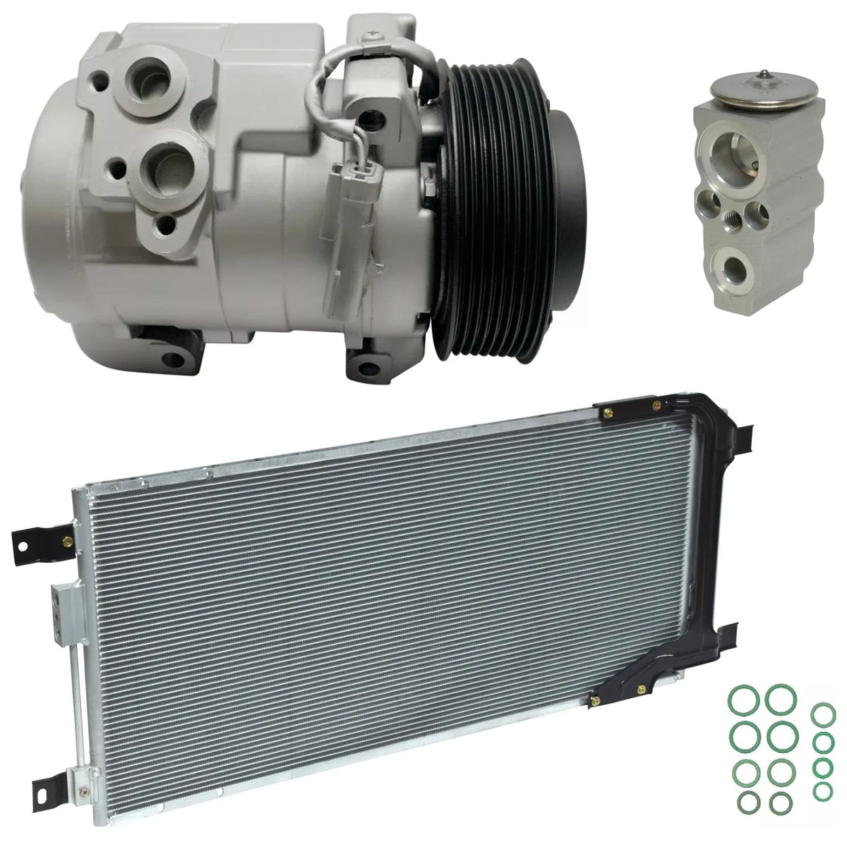AC Compressor Kit With Condenser for Ram 4500 6.7L Turbo (2023–2023)