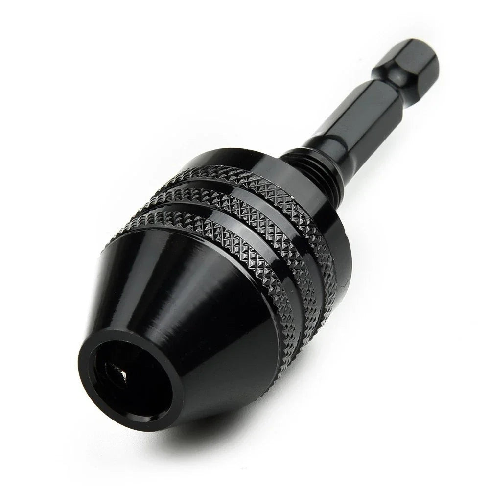 1/4 Keyless Chuck Conversion Adapter for Drill Bit Quick Change Driver