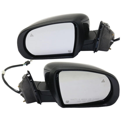Set of 2 Mirrors with Memory Function for Jeep Cherokee (2014–2018)