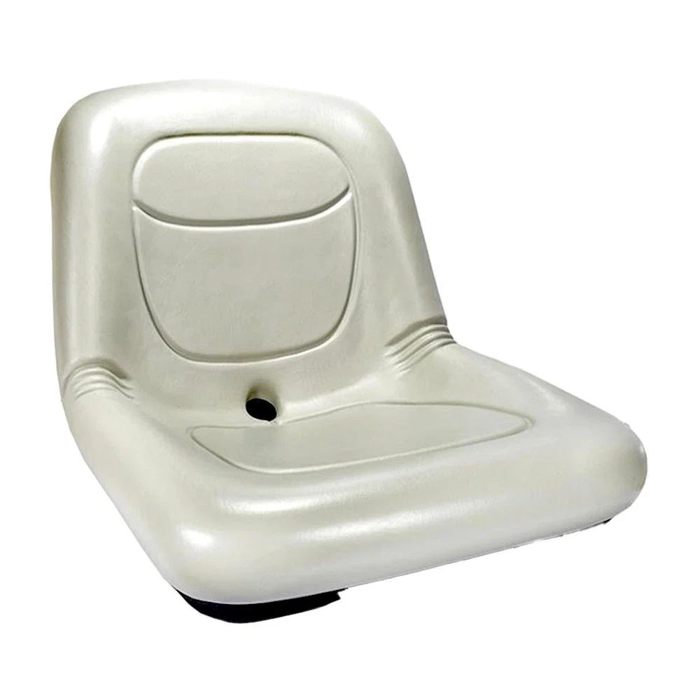 High Back Seat 15" Gray PVC Vinyl for
