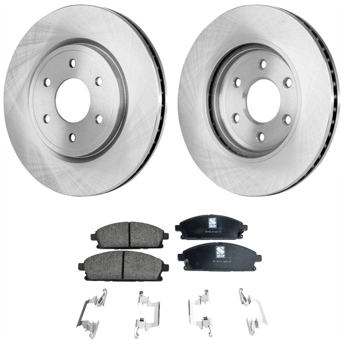 Front Disc Rotors and Brake Pads Set for 2004 Nissan Pathfinder