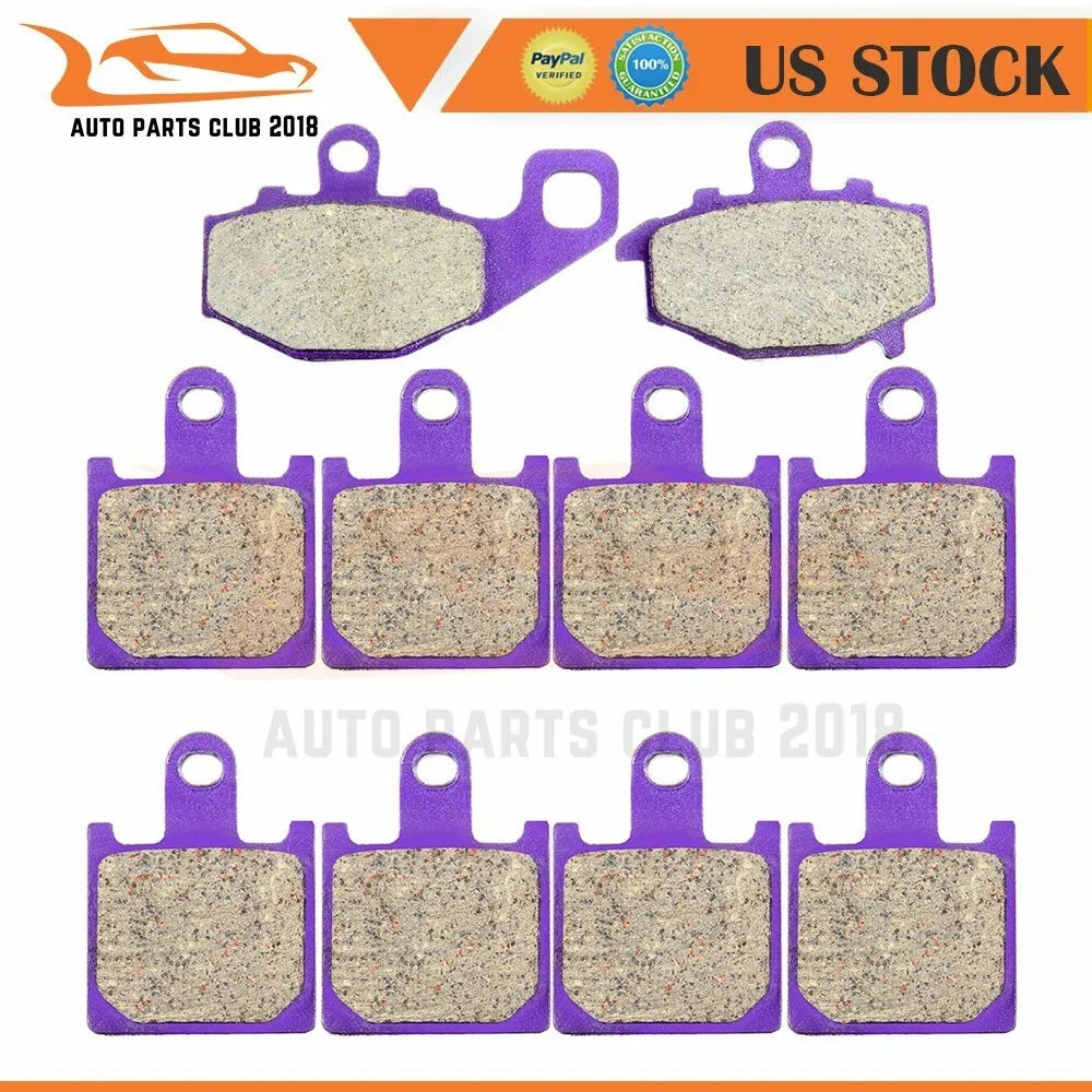 Carbon Fiber Brake Pads Front & Rear for Kawasaki Ninja ZX6R 2007-2008