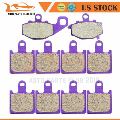 Carbon Fiber Brake Pads Front & Rear for Kawasaki Ninja ZX6R 2007-2008