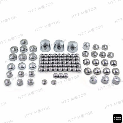 87pc Softail Chrome Bolt Cap Dress for Harley (2000-2006)
