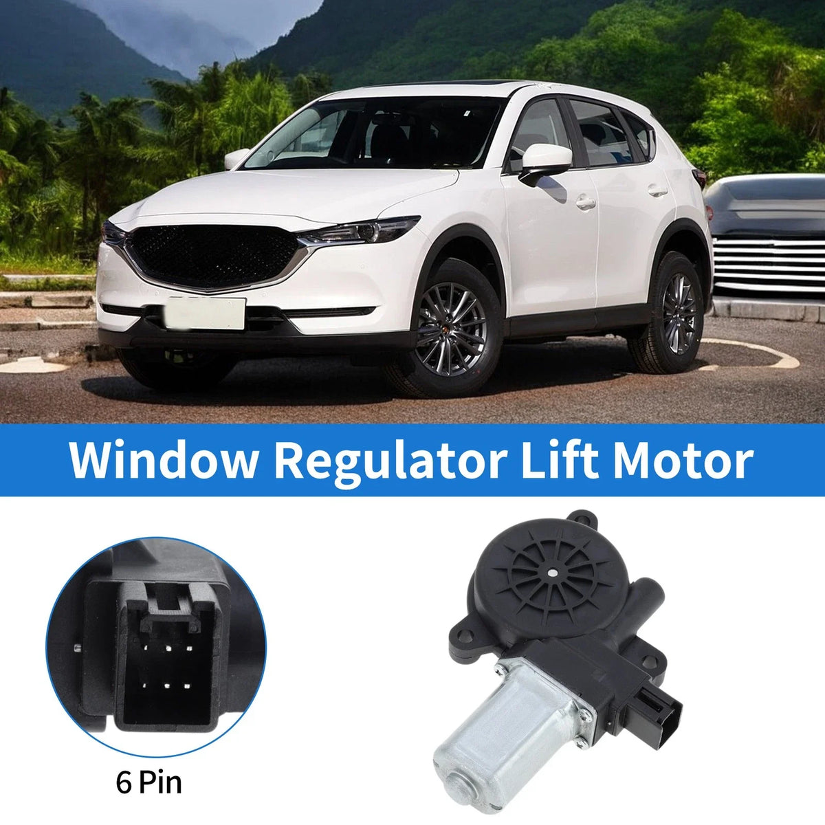Power Window Regulator Lift Motor for Mazda CX-5 (2017–2019) No.B45C5858X