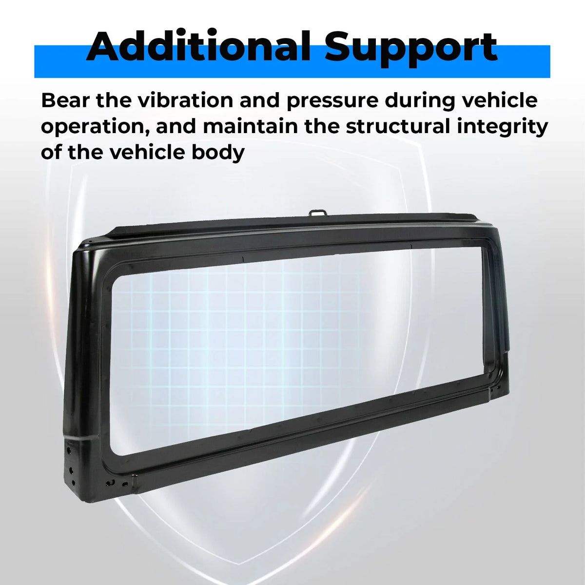 Black Front Windshield Frame 55395014AB for Jeep Wrangler TJ 2003-2006