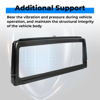 Black Front Windshield Frame 55395014AB for Jeep Wrangler TJ 2003-2006