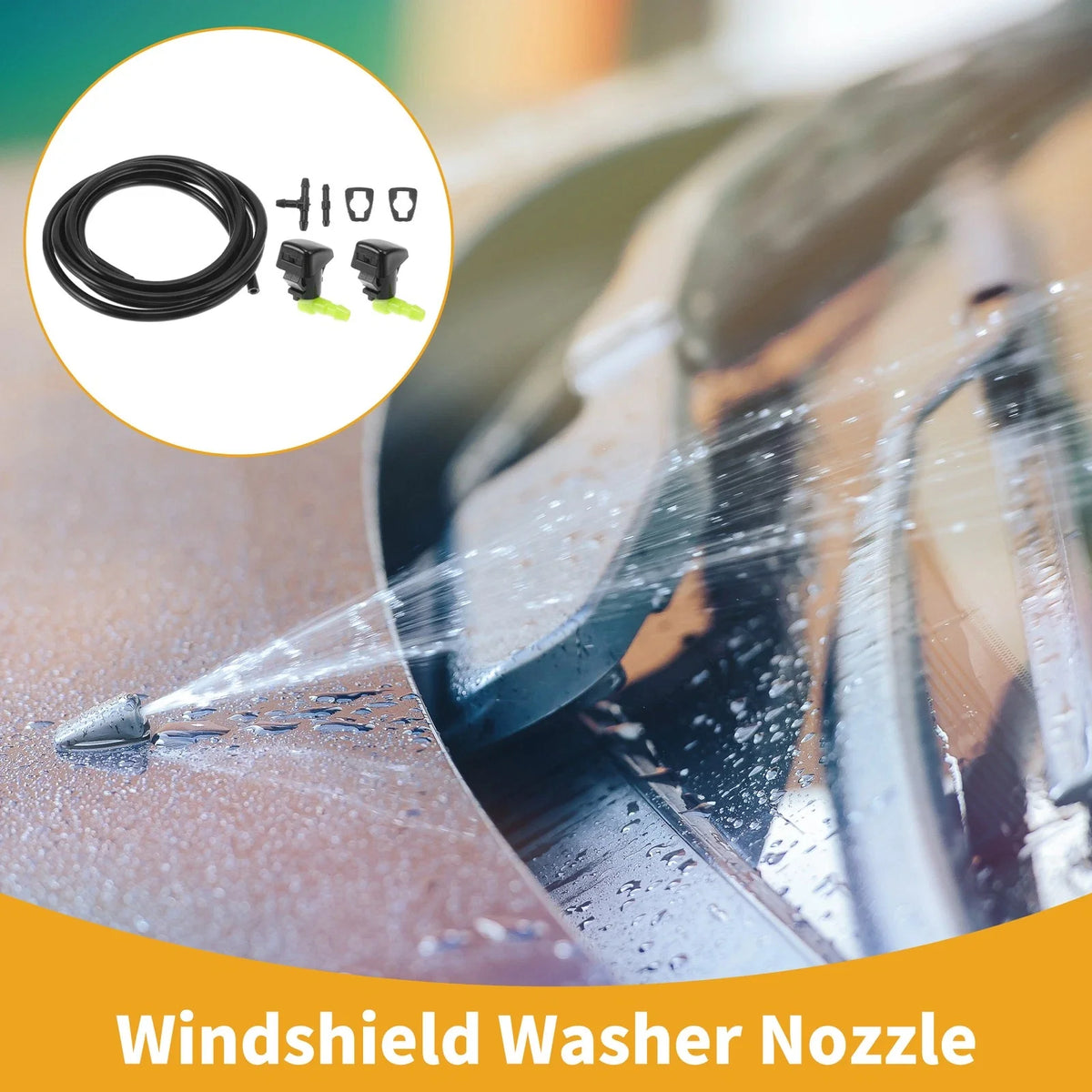 Windshield Washer Nozzle Kit for Ford Fusion (2006–2012) No. 8E5Z17603A