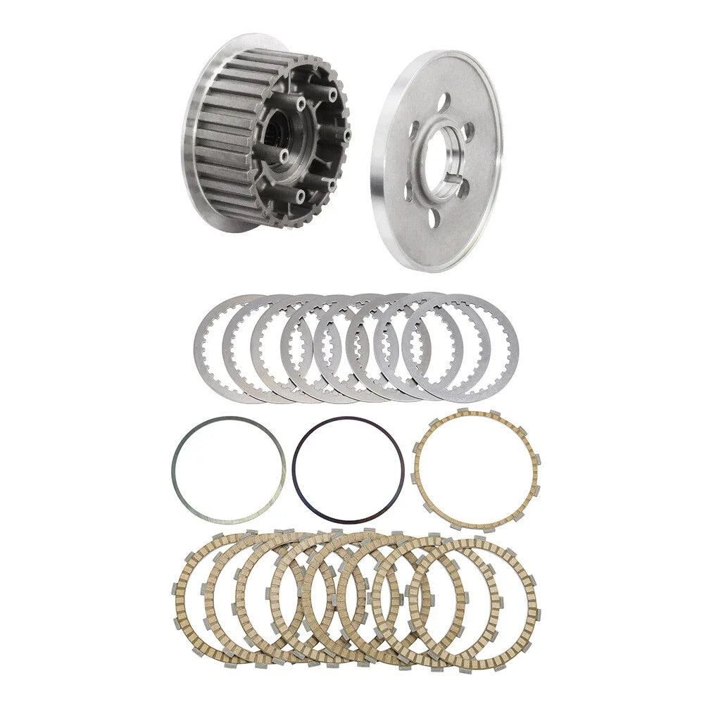 Clutch Pressure Plate and Plates Kit for Harley Electra Glide 2011-2016