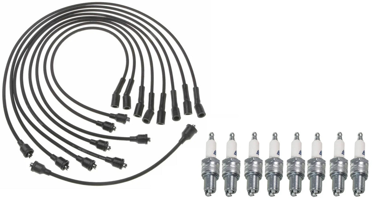 Set of 8 Rapidfire ACDelco Spark Plugs & Ignition Wire Set for Chevy Impala