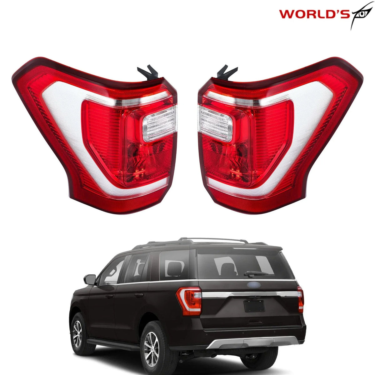 Set of 2 Tail Light Lamps for Ford Expedition (2018–2021) Halogen