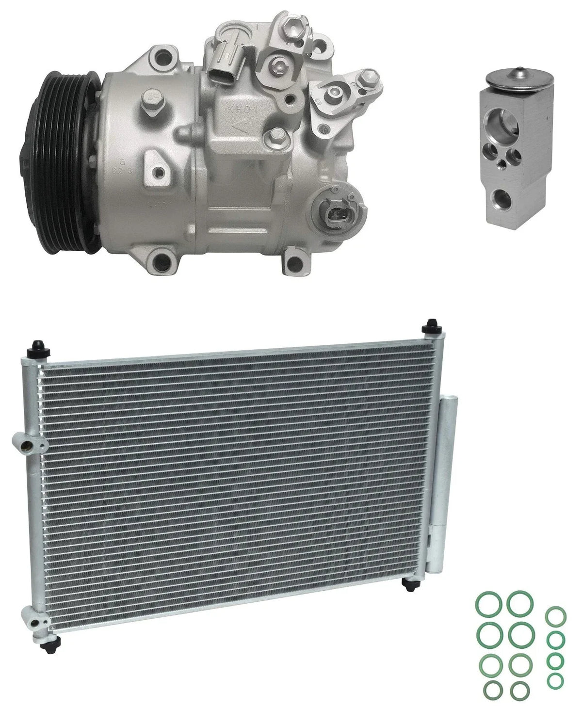 A C Compressor Kit With Condenser for Scion tC 2.5L (2016–2016)