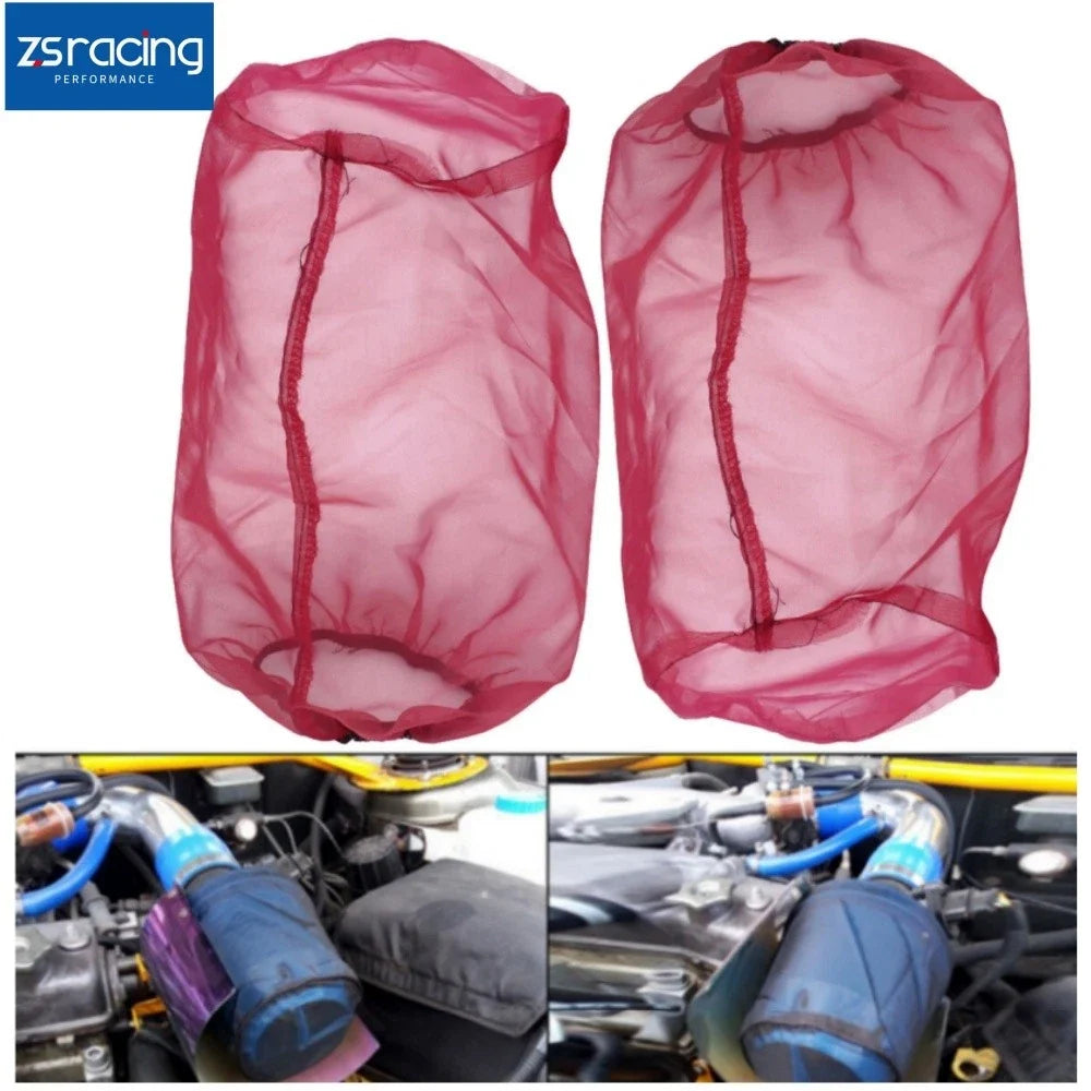 1 Pair of Dustproof Cold Air Intake Filter Sock Covers - Universal 9
