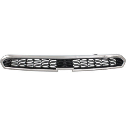 Grille for Chevrolet Spark (2013–2015) Upper Chrome Shell, Textured Black Insert