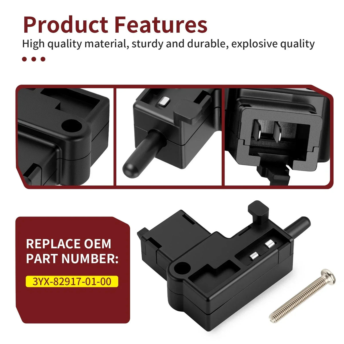 Clutch Lever Switch (Left) for Yamaha V-Star Models