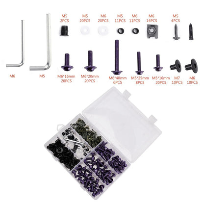 4-Piece M6 Screws and Clips Set for Toyota Hilux N70 2005-2015