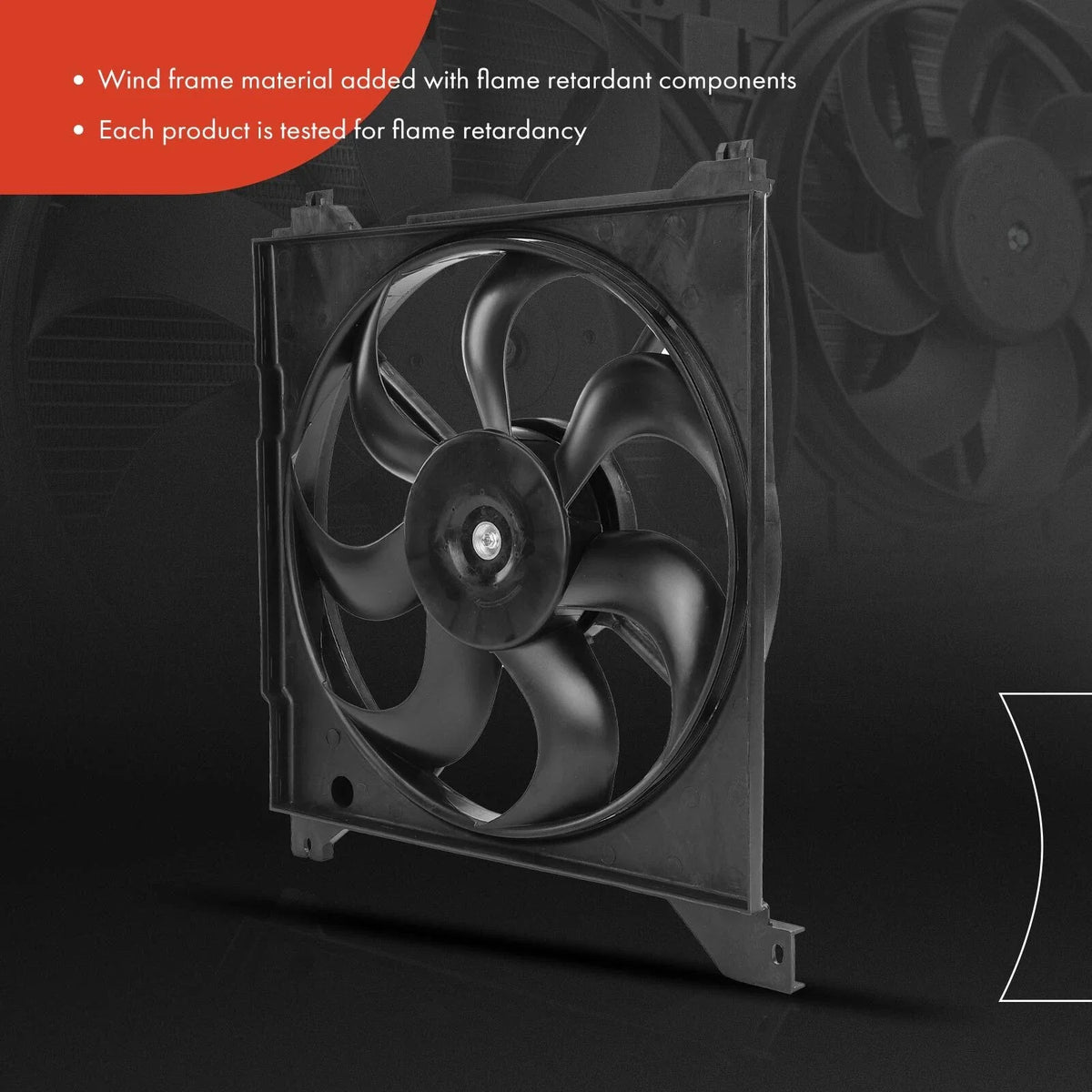 Cooling Fan with Shroud for Hyundai Sonata (1999-2005) & Kia Optima (2001-2006)