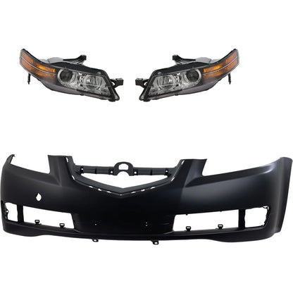 Headlight Set for Acura TL (2007–2008) - Driver & Passenger Side