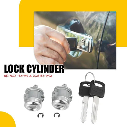 Lock Cylinder with Keys for 2004-2008 Ford F150 F250 F350 Super Duty