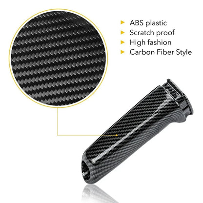 Carbon Fiber Handbrake Handle Cover - BMW E92 E90 E46 F30 E60 E63