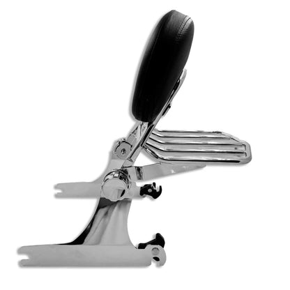 Sissy Bar Rack with Adjustable Backrest for Harley FXST FXSTB FXSTS