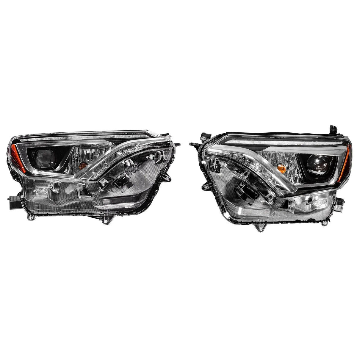 LED DRL Headlight Assemblies (Set of 2) for 2016-2018 Toyota RAV4