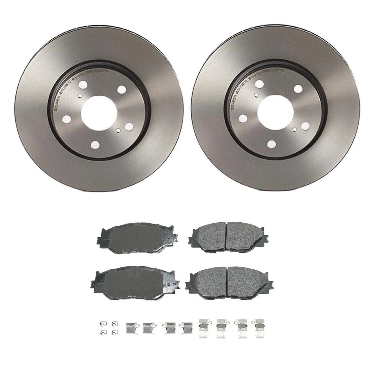 Akebono ProACT Front Brake Kit Set of 4 for Lexus IS250 (2006–2013)