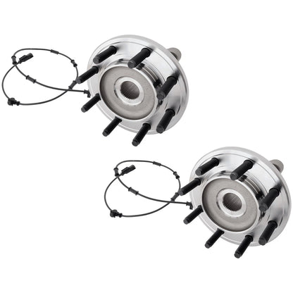 Set of 2 Wheel Hubs for Ram 3500 (4WD, 2-Wheel, Front, Driver & Passenger)