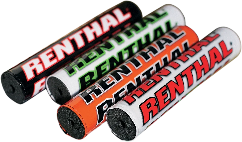 Renthal SX Crossbar Pad for (10", White/Green, P267)