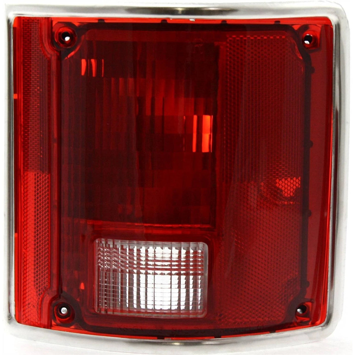 Pair Tail Lights for Chevrolet K5 Blazer (1978–1991) LH RH w/ Chrome Trim