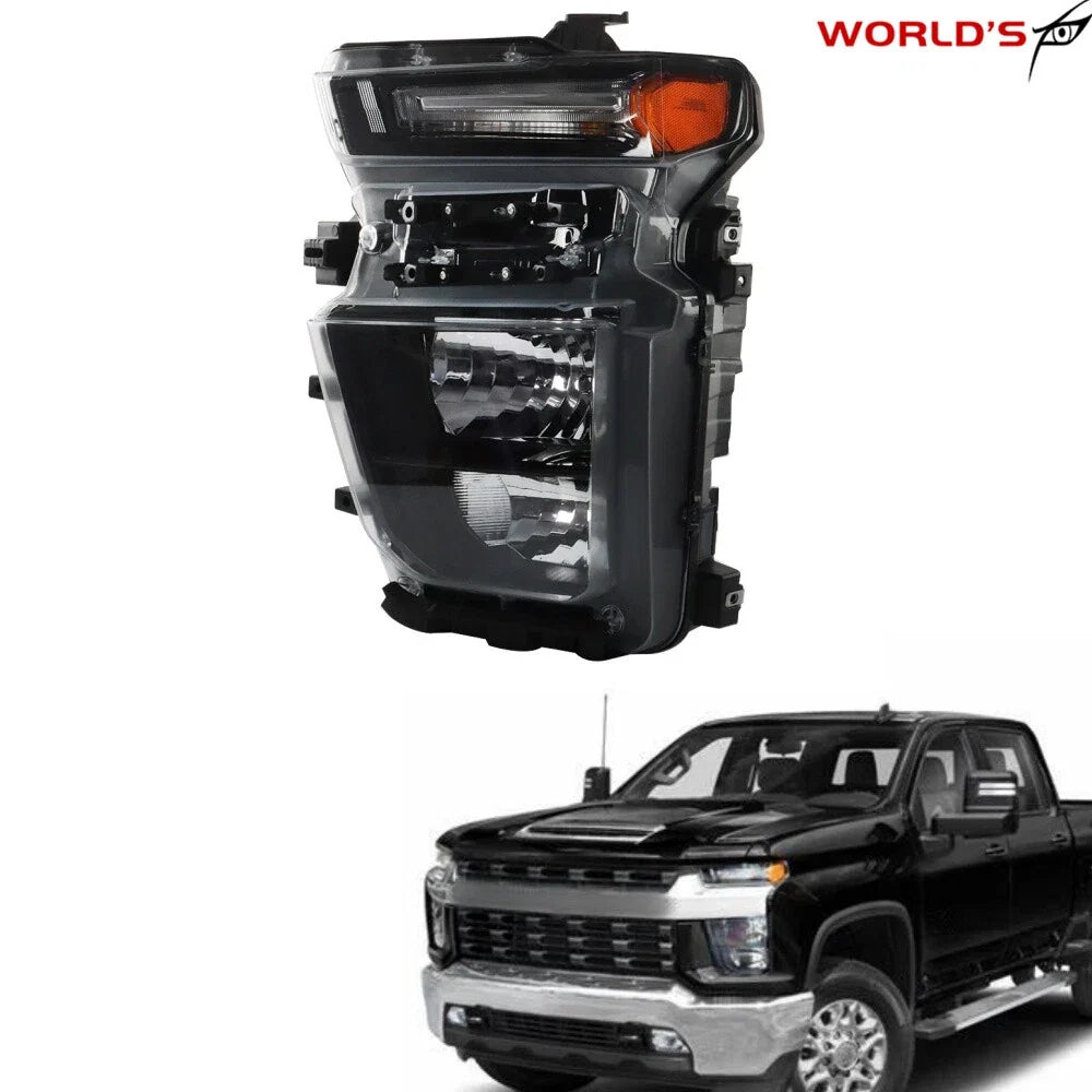 Headlight for Chevy Silverado 2500HD 3500HD (2020–2023) Halogen Left Side