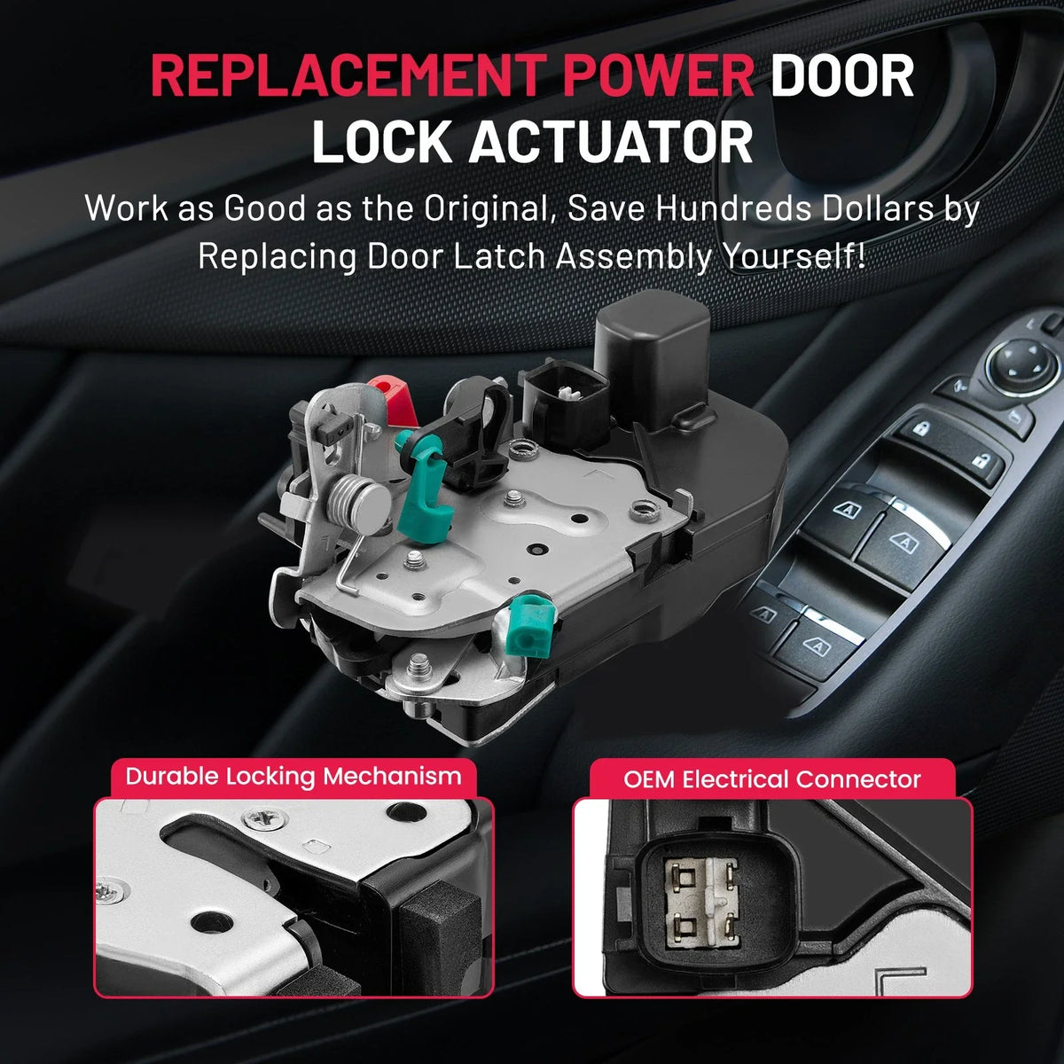 1998-2000 Dodge Durango Rear Left Door Lock Actuator