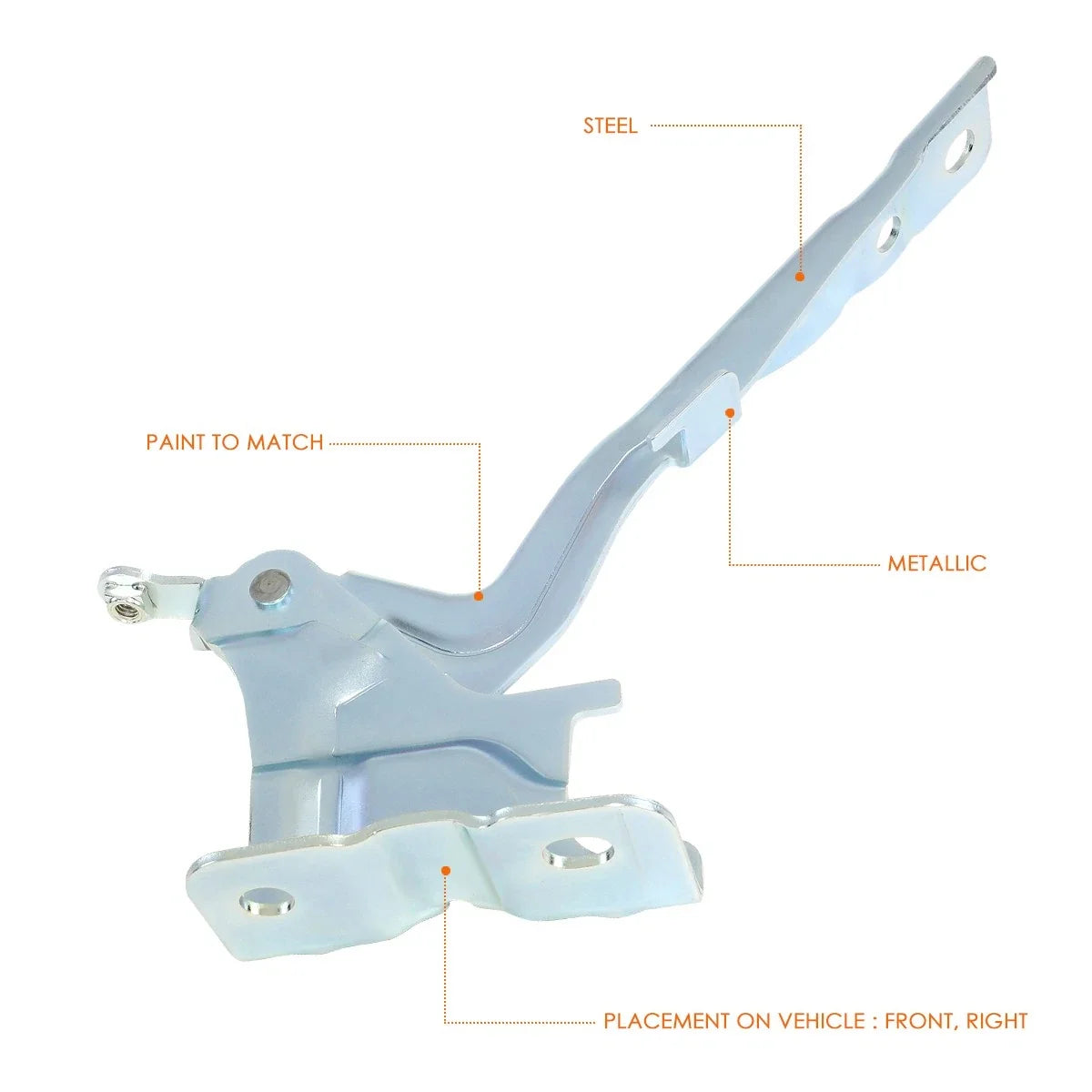Replacement RH Hood Hinge for Kia Sorento (2014-2015)