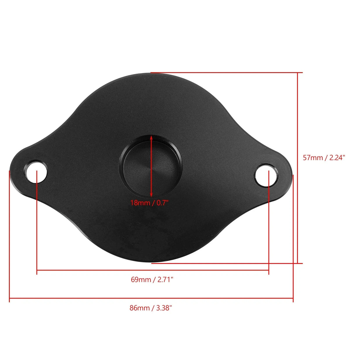 Starter Cover for Honda Monkey 125 / Dax 125 / Grom 125 (2022–2023) Black