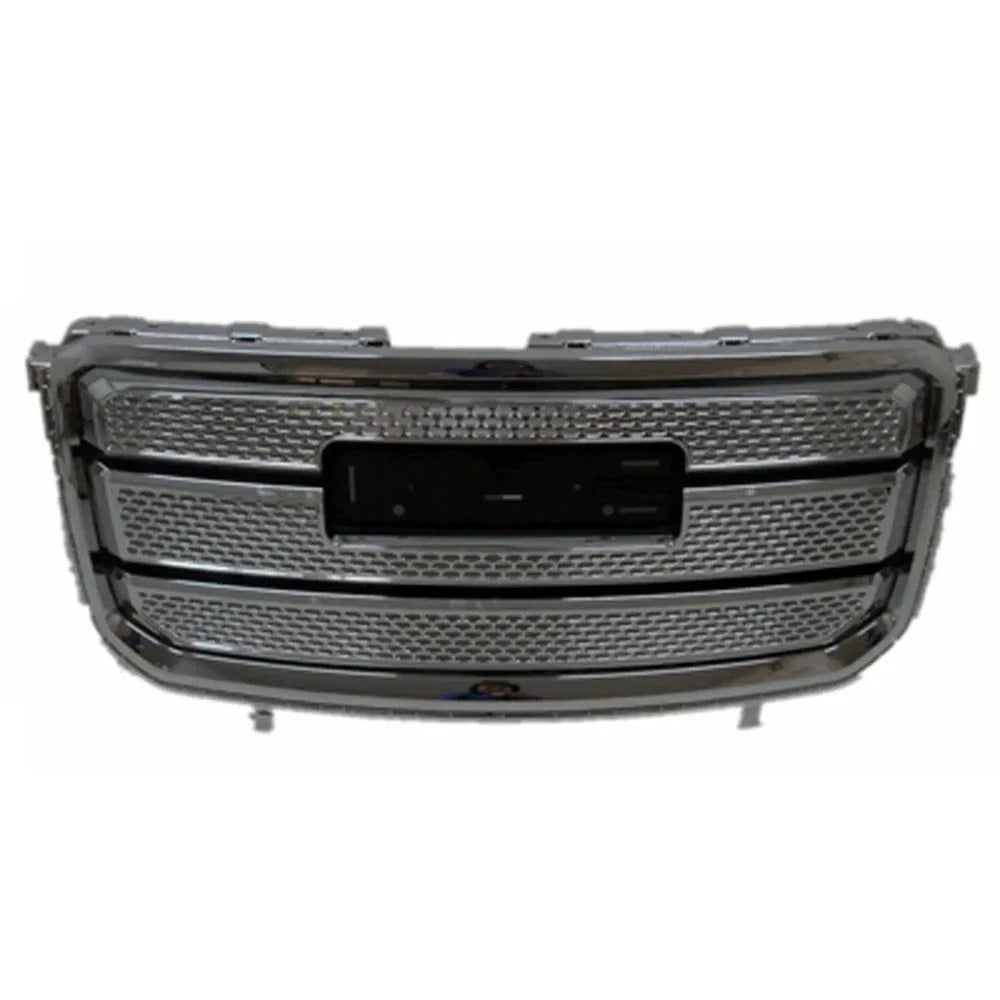 Mesh Grille Front Center for GMC Acadia Denali 2013 to 2016 - Bright Black