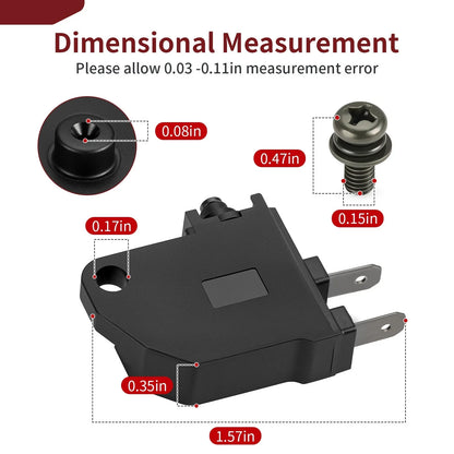 Brake Stop Light Switch & Bolt for Yamaha MT-07/MT-09 2018 to 2024
