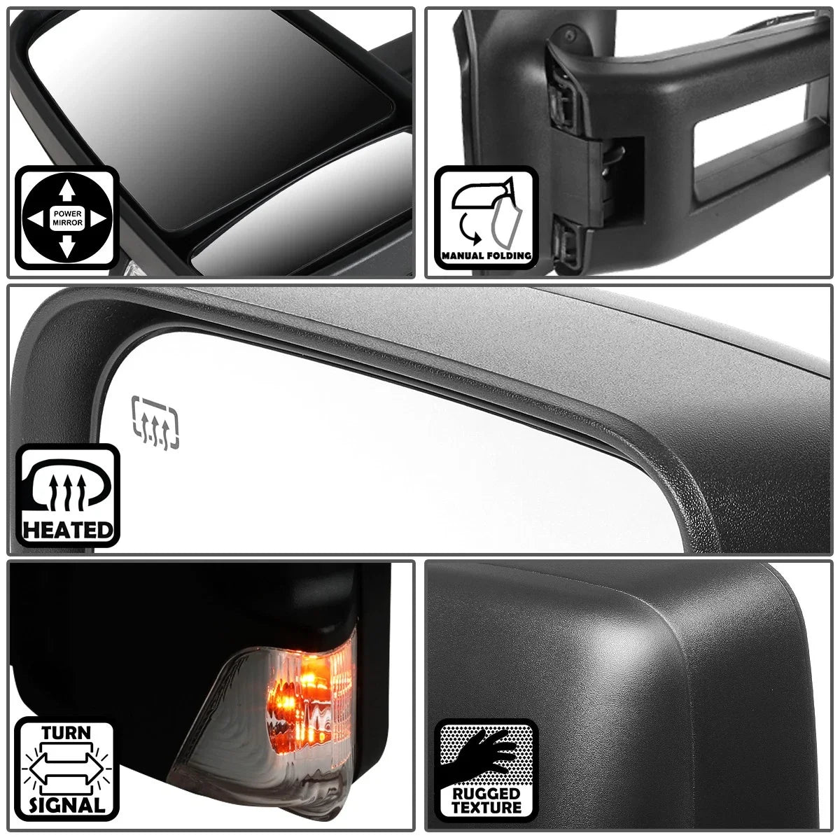 Powered Heated LED Signal Mirror for Mercedes Sprinter (2010–2014)