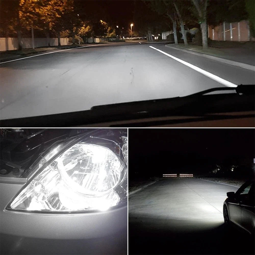 H11 LED Headlight Set (6000K White) - 2X AUXITO