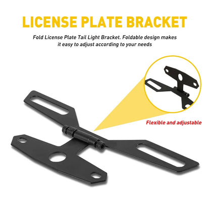 Bracket for Motorcycle License Plate (K)
