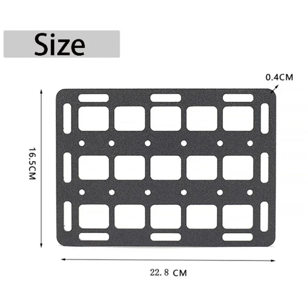 Tactical Car Headrest Molle Panel Gun Rack for Toyota Hilux N70