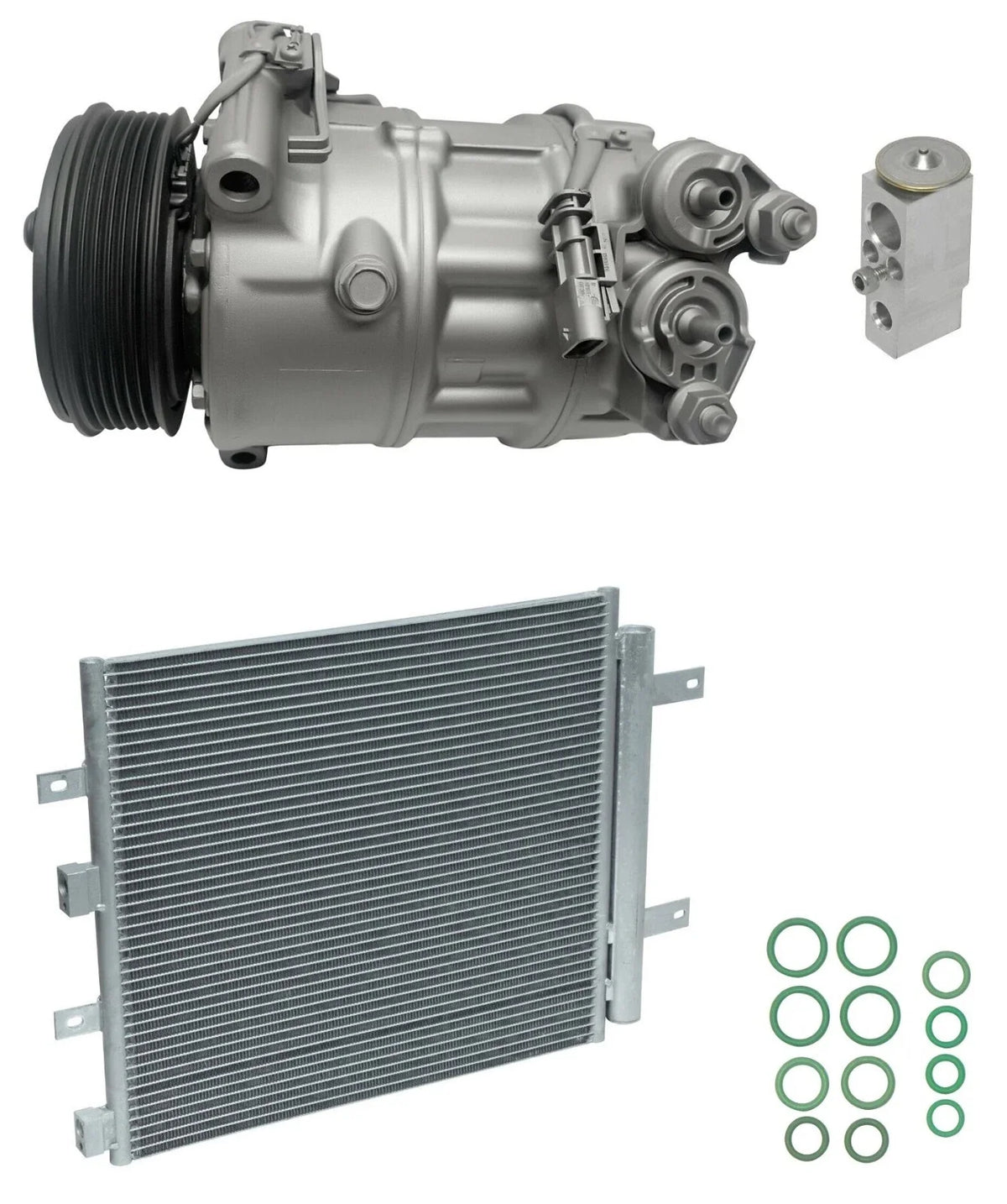 A C Compressor Kit with Condenser for Jaguar XFR-S 5.0L (2014–2014)