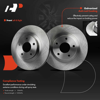 Front Brake Rotors with Ceramic Pads for Nissan Altima (2002–2006)
