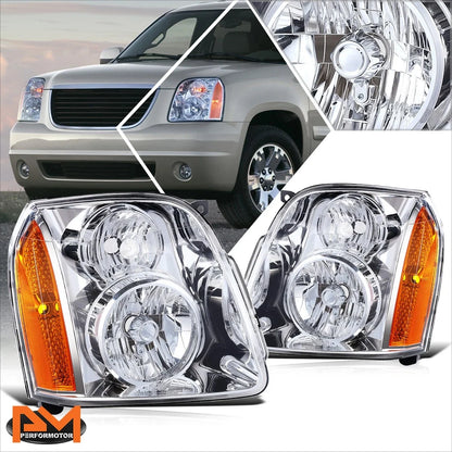 Amber Corner Headlight Assembly for GMC Yukon XL 1500 2500 2007-2014