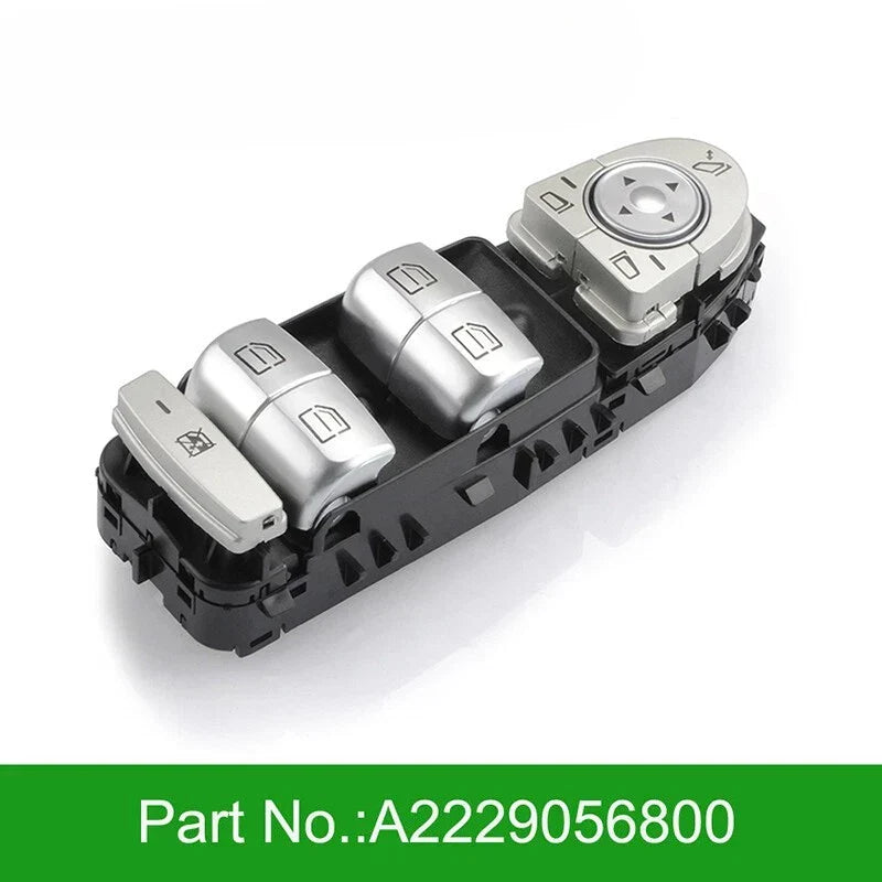 Power Window Switch Black (White Light) for W213 E-Class Mercedes 2016-2023