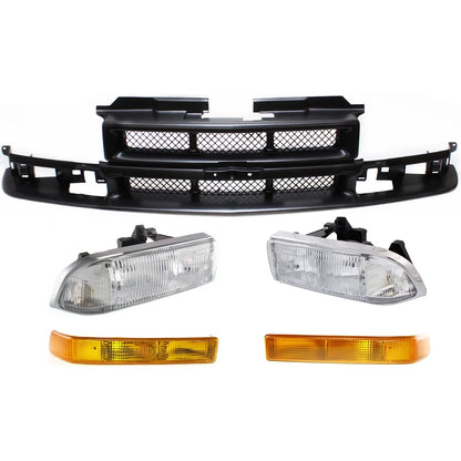 Headlight Kit for Chevrolet S10, Blazer (1998–2005) - Grille, Turn Signal