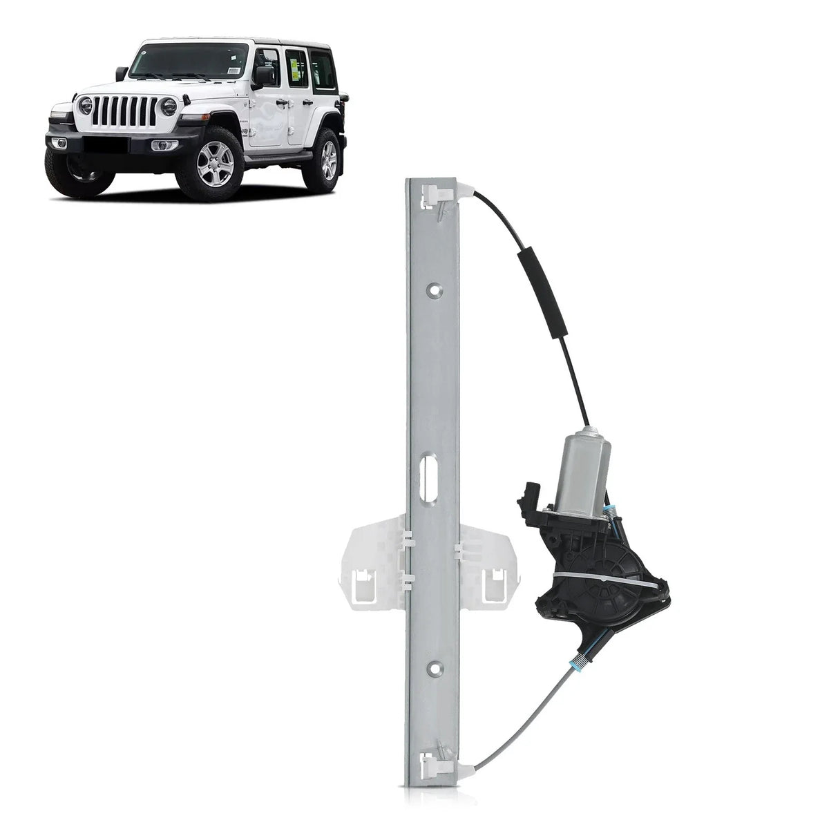 Power Window Regulator Assembly Right for Jeep Wrangler 2007-2018