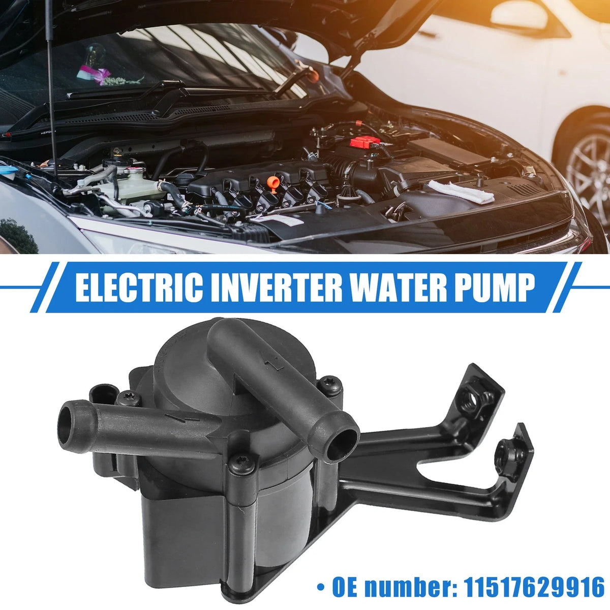 Auxiliary Engine Water Pump for BMW 550i M5 M6 X5 (2006–2010)