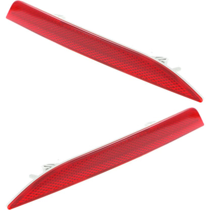 Bumper Reflector Set for Ford Taurus (2013–2019) Rear Driver & Passenger Side